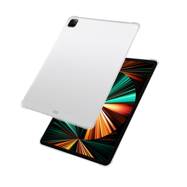 สำหรับ iPad Pro 12.9 2022/2021 สี่มุมถุงลมนิรภัย Anti-DROP โปร่งใสป้องกันกรณีแท็บเล็ตพร้อมช่องใส่ปากกา, For iPad Pro 12.9 2022 / 2021