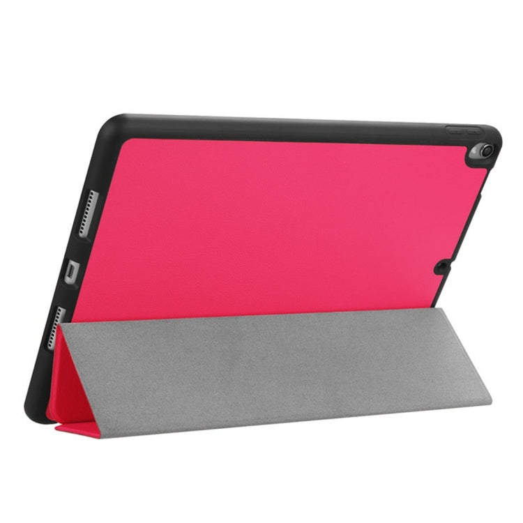 เคสหนังพลิกแนวนอนพื้นผิวคัสเตอร์สำหรับ iPad Pro 10.5 นิ้ว / iPad Air (2019) พร้อมที่วางสามพับและช่องเสียบปากกา, For iPad Pro 10.5 Inch / iPad Air (2019)