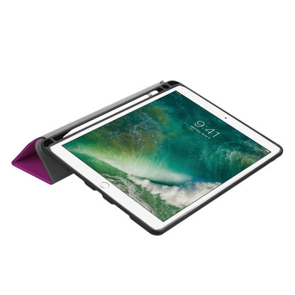 เคสหนังพลิกแนวนอนพื้นผิวคัสเตอร์สำหรับ iPad Pro 10.5 นิ้ว / iPad Air (2019) พร้อมที่วางสามพับและช่องเสียบปากกา, For iPad Pro 10.5 Inch / iPad Air (2019)