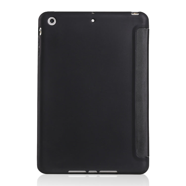 Millet Texture PU+ Silica Gel ซองหนังแบบเต็มสำหรับ iPad Mini 2019 พร้อมที่วางแบบพับได้หลายแบบ