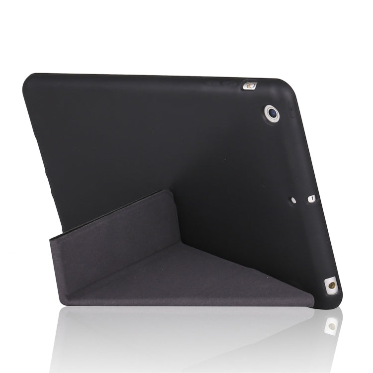 Millet Texture PU+ Silica Gel ซองหนังแบบเต็มสำหรับ iPad Mini 2019 พร้อมที่วางแบบพับได้หลายแบบ