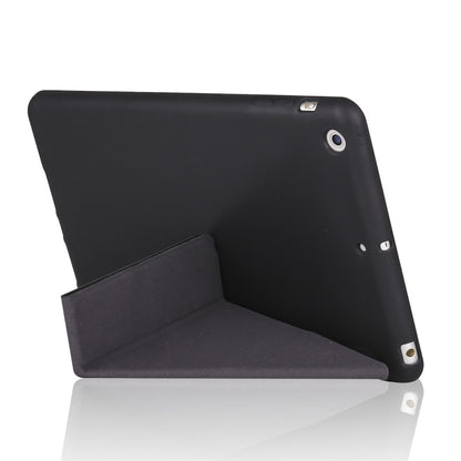 Millet Texture PU+ Silica Gel ซองหนังแบบเต็มสำหรับ iPad Mini 2019 พร้อมที่วางแบบพับได้หลายแบบ
