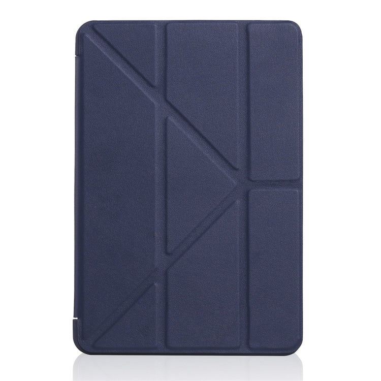 Millet Texture PU+ Silica Gel ซองหนังแบบเต็มสำหรับ iPad Mini 2019 พร้อมที่วางแบบพับได้หลายแบบ