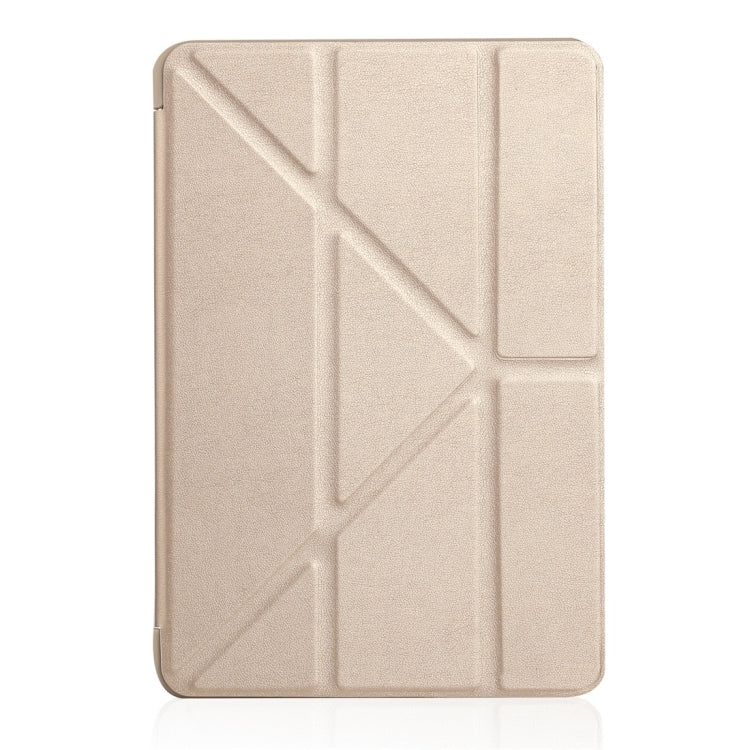 Millet Texture PU+ Silica Gel ซองหนังแบบเต็มสำหรับ iPad Mini 2019 พร้อมที่วางแบบพับได้หลายแบบ