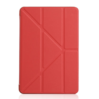 Millet Texture PU+ Silica Gel ซองหนังแบบเต็มสำหรับ iPad Mini 2019 พร้อมที่วางแบบพับได้หลายแบบ