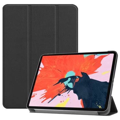ซองหนัง PU แบบพลิกแนวนอน Custer Texture สำหรับ iPad Pro 12.9 นิ้ว (2018) พร้อมตัวยึดแบบสามพับและฟังก์ชันพัก / ปลุก, For iPad Air 13 2024 / iPad Pro 12.9 inch (2018)