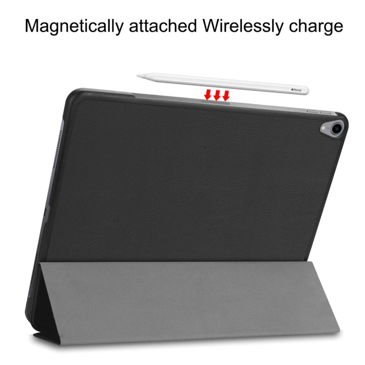 ซองหนัง PU แบบพลิกแนวนอน Custer Texture สำหรับ iPad Pro 12.9 นิ้ว (2018) พร้อมตัวยึดแบบสามพับและฟังก์ชันพัก / ปลุก, For iPad Air 13 2024 / iPad Pro 12.9 inch (2018)