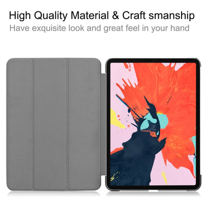 ซองหนัง PU แบบพลิกแนวนอน Custer Texture สำหรับ iPad Pro 12.9 นิ้ว (2018) พร้อมตัวยึดแบบสามพับและฟังก์ชันพัก / ปลุก, For iPad Air 13 2024 / iPad Pro 12.9 inch (2018)