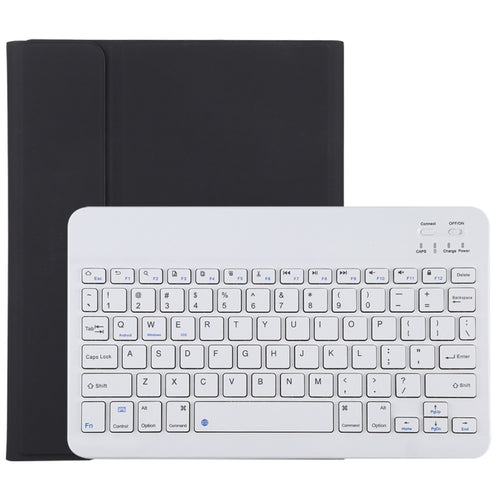 TG11B แป้นพิมพ์บลูทูธสีขาวแบบถอดได้ + เคสแท็บเล็ตหนังไมโครไฟเบอร์สำหรับ iPad Pro 11 นิ้ว (2020) พร้อมช่องใส่ปากกาและที่วาง, White Keyboard