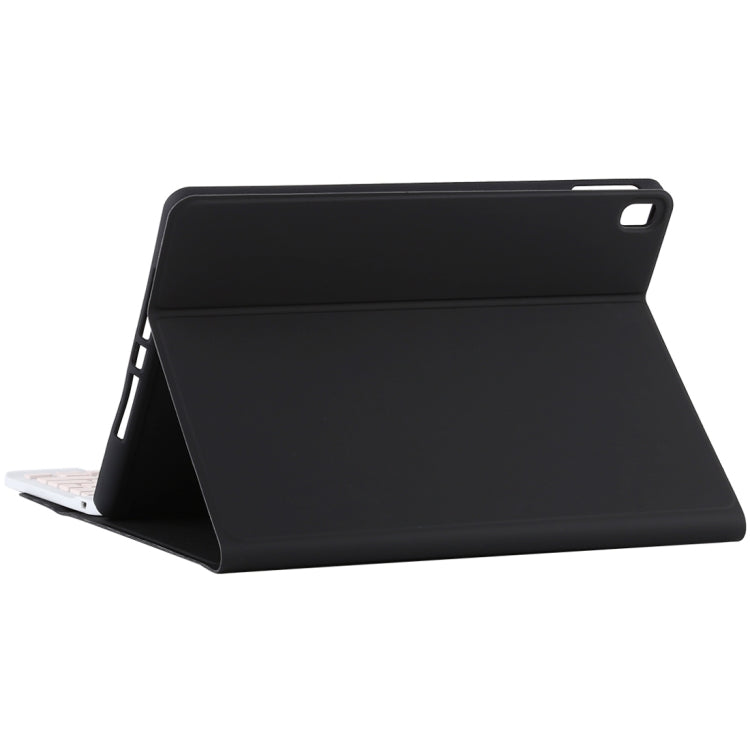 TG11B แป้นพิมพ์บลูทูธสีชมพูแบบถอดได้ + เคสแท็บเล็ตหนังไมโครไฟเบอร์สำหรับ iPad Pro 11 นิ้ว (2020) พร้อมช่องใส่ปากกาและที่วาง, Pink Keyboard