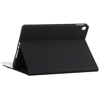TG11B แป้นพิมพ์บลูทูธสีชมพูแบบถอดได้ + เคสแท็บเล็ตหนังไมโครไฟเบอร์สำหรับ iPad Pro 11 นิ้ว (2020) พร้อมช่องใส่ปากกาและที่วาง, Pink Keyboard