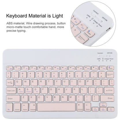 TG11B แป้นพิมพ์บลูทูธสีชมพูแบบถอดได้ + เคสแท็บเล็ตหนังไมโครไฟเบอร์สำหรับ iPad Pro 11 นิ้ว (2020) พร้อมช่องใส่ปากกาและที่วาง, Pink Keyboard