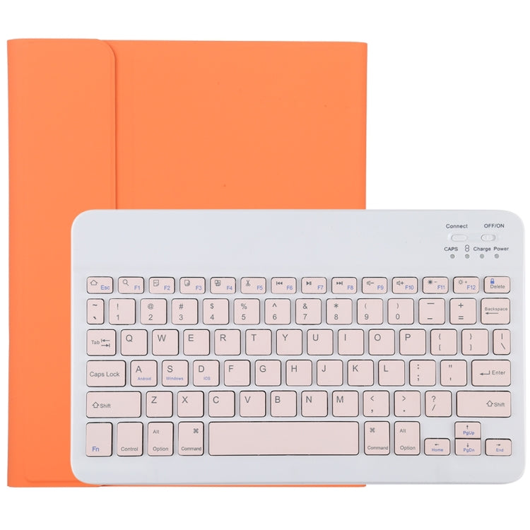 TG11B แป้นพิมพ์บลูทูธสีชมพูแบบถอดได้ + เคสแท็บเล็ตหนังไมโครไฟเบอร์สำหรับ iPad Pro 11 นิ้ว (2020) พร้อมช่องใส่ปากกาและที่วาง, Pink Keyboard