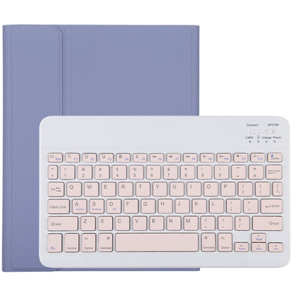 TG11B แป้นพิมพ์บลูทูธสีชมพูแบบถอดได้ + เคสแท็บเล็ตหนังไมโครไฟเบอร์สำหรับ iPad Pro 11 นิ้ว (2020) พร้อมช่องใส่ปากกาและที่วาง, Pink Keyboard
