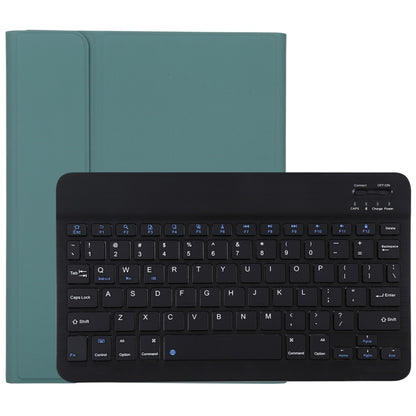 TG11B แป้นพิมพ์บลูทูธสีดำแบบถอดได้ + เคสแท็บเล็ตหนังไมโครไฟเบอร์สำหรับ iPad Pro 11 นิ้ว (2020) พร้อมช่องใส่ปากกาและที่วาง, Black Keyboard