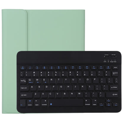 TG11B แป้นพิมพ์บลูทูธสีดำแบบถอดได้ + เคสแท็บเล็ตหนังไมโครไฟเบอร์สำหรับ iPad Pro 11 นิ้ว (2020) พร้อมช่องใส่ปากกาและที่วาง, Black Keyboard