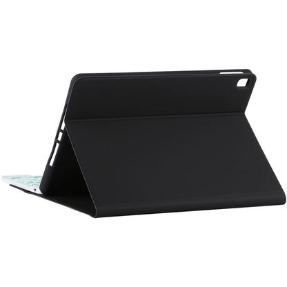 TG11B แป้นพิมพ์บลูทูธสีเขียวแบบถอดได้ + เคสแท็บเล็ตหนังไมโครไฟเบอร์สำหรับ iPad Pro 11 นิ้ว (2020) พร้อมช่องใส่ปากกาและที่วาง, Green Keyboard