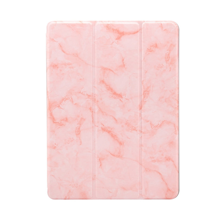 ซองหนังพลิกแนวนอนลายพื้นผิวหินอ่อนสำหรับ iPad Air 2019 10.5 นิ้วพร้อมตัวยึดสามพับและช่องใส่ปากกาและฟังก์ชั่นพัก / ปลุก, For iPad Air 2019 10.5 inch
