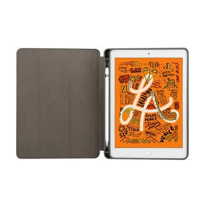 ซองหนังพลิกแนวนอนลายพื้นผิวหินอ่อนสำหรับ iPad Air 2019 10.5 นิ้วพร้อมตัวยึดสามพับและช่องใส่ปากกาและฟังก์ชั่นพัก / ปลุก, For iPad Air 2019 10.5 inch