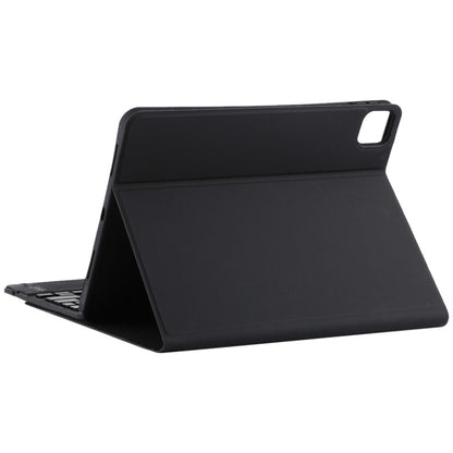 TG11BC เคสแท็บเล็ตหนังไมโครไฟเบอร์คีย์บอร์ด Bluetooth สีดำที่ถอดออกได้สำหรับ iPad Pro 11 นิ้ว (2020) พร้อมทัชแพดและช่องเสียบปากกาและที่วาง, Black Keyboard