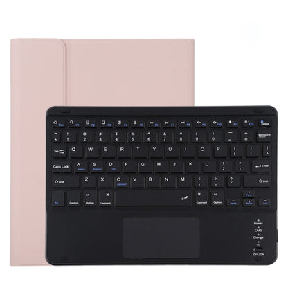 TG11BC เคสแท็บเล็ตหนังไมโครไฟเบอร์คีย์บอร์ด Bluetooth สีดำที่ถอดออกได้สำหรับ iPad Pro 11 นิ้ว (2020) พร้อมทัชแพดและช่องเสียบปากกาและที่วาง, Black Keyboard