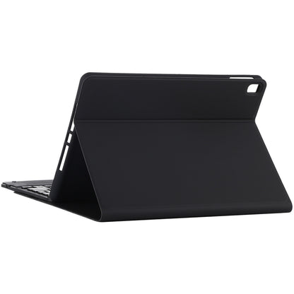TG-102BC แป้นพิมพ์ Bluetooth สีดำแบบถอดได้ + เคสแท็บเล็ตหนังไมโครไฟเบอร์สำหรับ iPad 10.2 นิ้ว / iPad Air (2019) พร้อมทัชแพดและช่องเสียบปากกาและที่วาง, TG-102BC