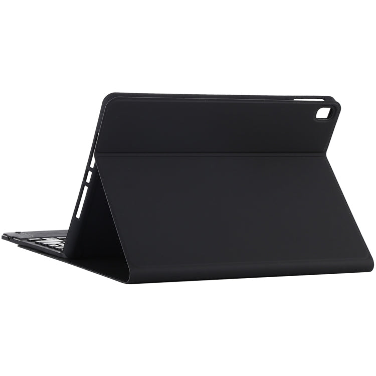 TG97BC แป้นพิมพ์ Bluetooth สีดำแบบถอดได้ + เคสแท็บเล็ตหนังไมโครไฟเบอร์สำหรับ iPad 9.7 นิ้ว พร้อมทัชแพดและช่องเสียบปากกาและที่วาง, TG97BC