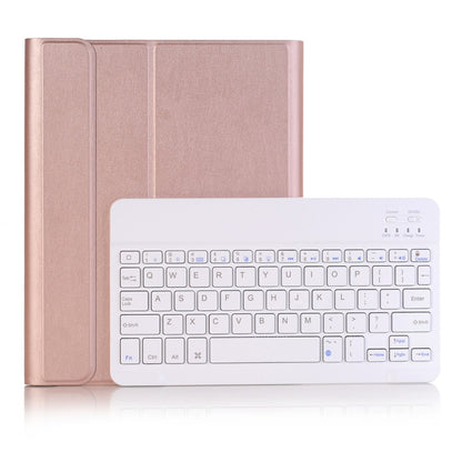 A102B สำหรับ iPad 10.2 นิ้ว 2019 Ultra-thin ที่ถอดออกได้บลูทูธคีย์บอร์ดหนังกรณีแท็บเล็ตพร้อมขาตั้งและปากกาสล็อตฟังก์ชั่น, A102B Black, A102B Gold, A102B Blue, A102B Rose Gold