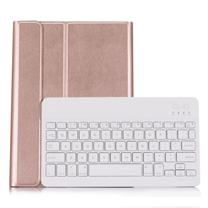 ST 860S สำหรับ Samsung Galaxy Tab S6 10.5 นิ้ว T860 / T865 ที่ถอดออกได้ Backlight แป้นพิมพ์บลูทูธกรณีแท็บเล็ตพร้อมขาตั้งและฟังก์ชั่นช่องเสียบปากกา, Black, Gold, Blue, Rose Gold