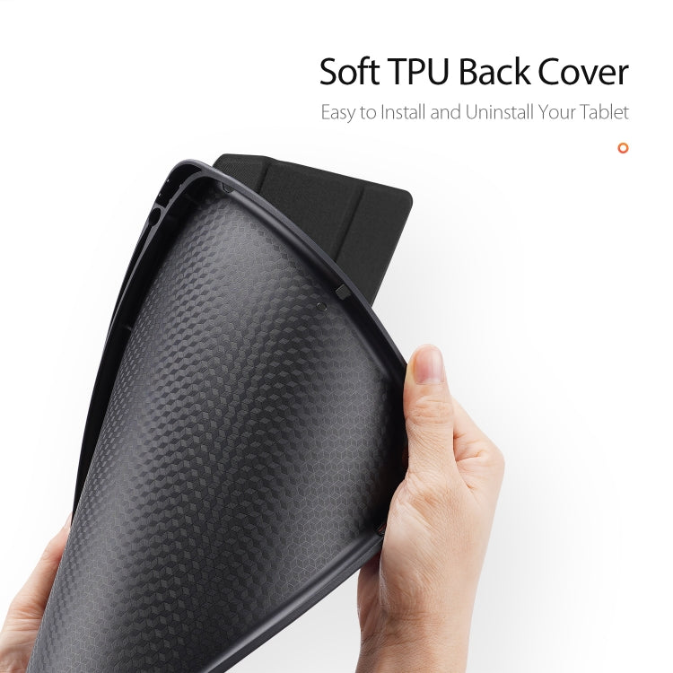 สำหรับ iPad 10.2 DUX DUCIS Domo Series ซองหนัง PU แบบแม่เหล็กพลิกแนวนอนพร้อมตัวยึดสามพับและช่องเสียบปากกาและฟังก์ชันพัก / ปลุก, For iPad 10.2