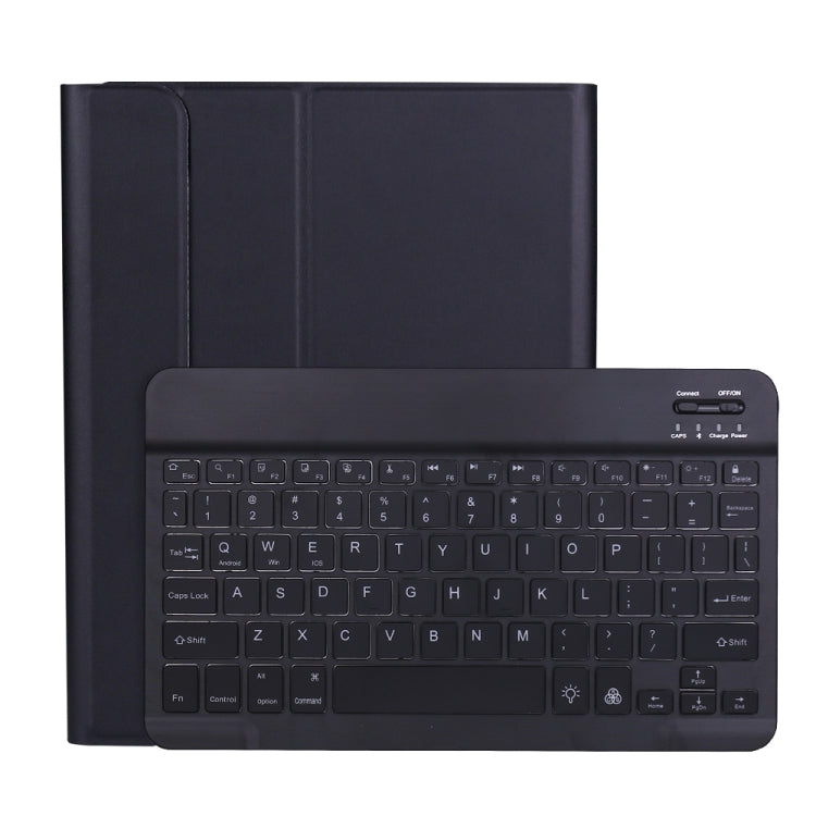 A11BS 2020 เคสแท็บเล็ตคีย์บอร์ด Bluetooth Bluetooth แบบถอดได้บางเฉียบสำหรับ iPad Pro 11 นิ้ว (2020) พร้อมแสงไฟและช่องเสียบปากกาและที่วาง, For iPad Pro 11 inch (2020)
