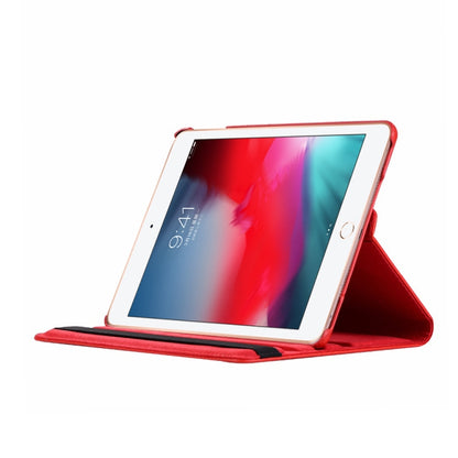 ซองหนังหมุนได้ 360 องศาเนื้อลิ้นจี่แนวนอนสำหรับ iPad Mini 2019 พร้อมตัวยึดและฟังก์ชั่นพัก / ปลุก, For iPad Mini 2019
