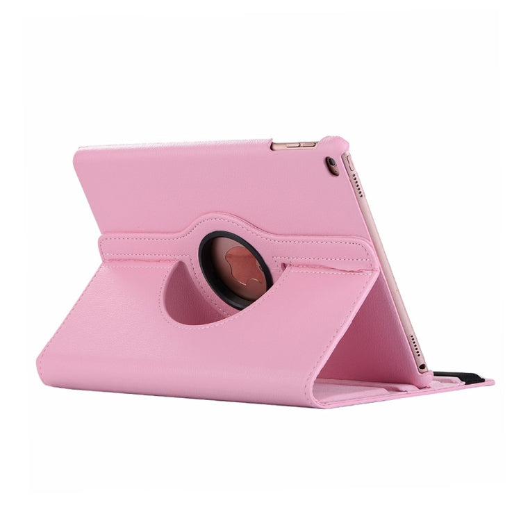 ซองหนังหมุนได้ 360 องศาเนื้อลิ้นจี่แนวนอนสำหรับ iPad Mini 2019 พร้อมตัวยึดและฟังก์ชั่นพัก / ปลุก, For iPad Mini 2019