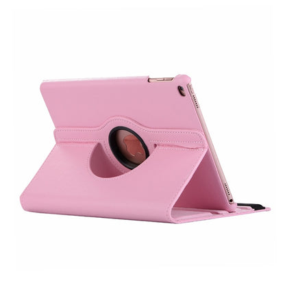 ซองหนังหมุนได้ 360 องศาเนื้อลิ้นจี่แนวนอนสำหรับ iPad Mini 2019 พร้อมตัวยึดและฟังก์ชั่นพัก / ปลุก, For iPad Mini 2019