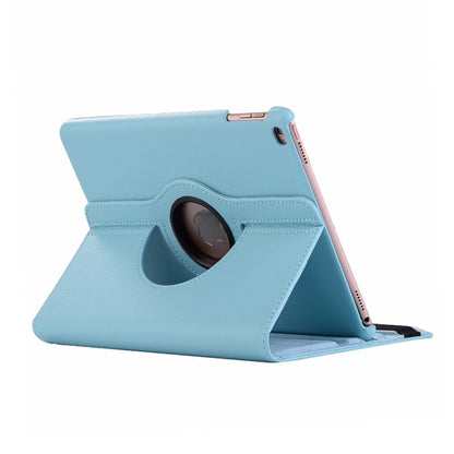 ซองหนังหมุนได้ 360 องศาเนื้อลิ้นจี่แนวนอนสำหรับ iPad Mini 2019 พร้อมตัวยึดและฟังก์ชั่นพัก / ปลุก, For iPad Mini 2019