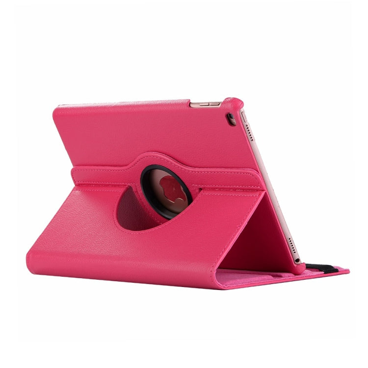 ซองหนังหมุนได้ 360 องศาเนื้อลิ้นจี่แนวนอนสำหรับ iPad Mini 2019 พร้อมตัวยึดและฟังก์ชั่นพัก / ปลุก, For iPad Mini 2019