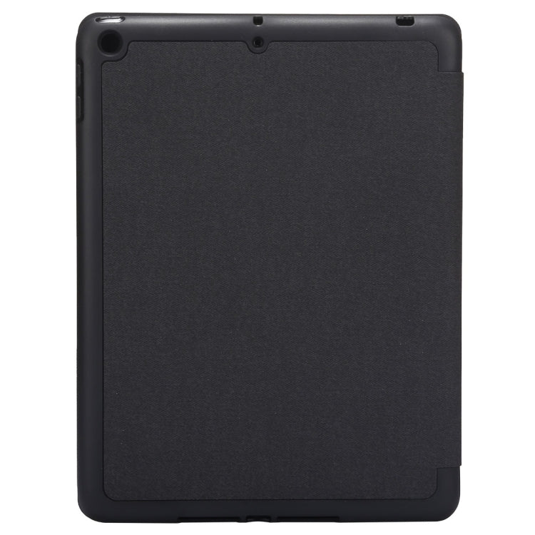 ซองหนังพลิกแนวนอนลายพื้นผิวผ้าสำหรับ iPad Pro 10.5 นิ้ว พร้อมที่วางสามพับและช่องใส่ปากกา, For iPad Pro 10.5, For  iPad Pro 10.5