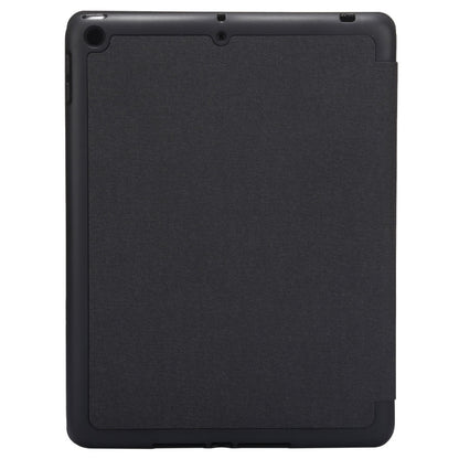 ซองหนังพลิกแนวนอนลายพื้นผิวผ้าสำหรับ iPad Pro 10.5 นิ้ว พร้อมที่วางสามพับและช่องใส่ปากกา, For iPad Pro 10.5, For  iPad Pro 10.5