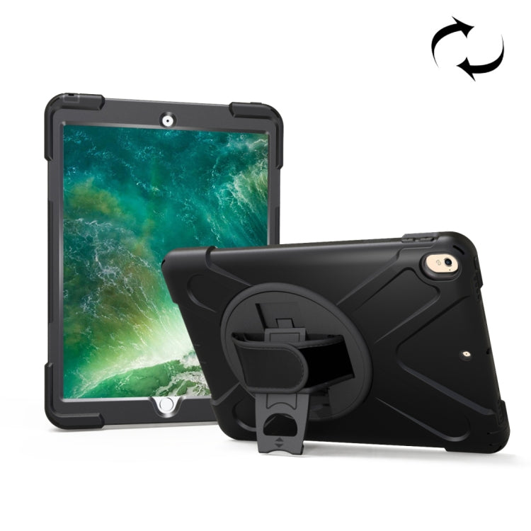สำหรับ iPad Pro 10.5 นิ้ว PC หมุนได้ 360 องศา + เคสซิลิโคนพร้อมตัวยึดและสายคล้องมือ, For iPad Pro 10.5 inch