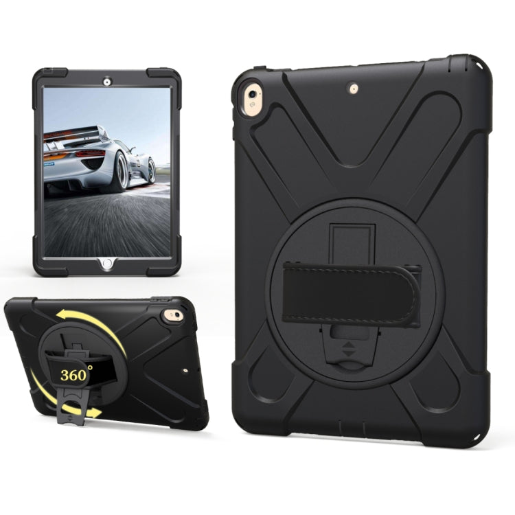 สำหรับ iPad Pro 10.5 นิ้ว PC หมุนได้ 360 องศา + เคสซิลิโคนพร้อมตัวยึดและสายคล้องมือ, For iPad Pro 10.5 inch
