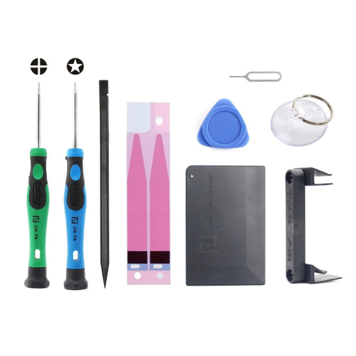 JIAFA JF-8157 ชุดเครื่องมือซ่อมแบตเตอรี่ 9 ใน 1 สำหรับ iPhone SE & 5s & 5c & 5, For SE & 5s & 5c & 5
