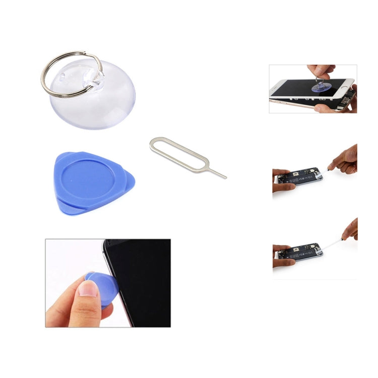 JIAFA JF-8159 ชุดเครื่องมือซ่อมแบตเตอรี่ 9 ใน 1 สำหรับ iPhone SE & 5s & 5c & 5, For SE & 5s & 5c & 5