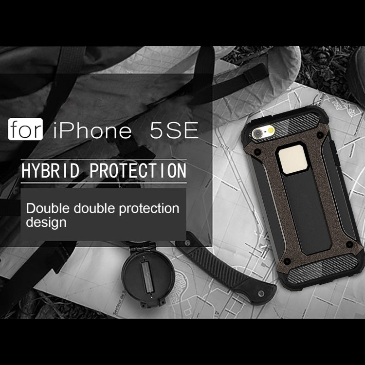 เคส Tough Armor TPU + PC สำหรับ iPhone SE & 5 & 5s, For 5 & iPhone 5S & iPhone SE