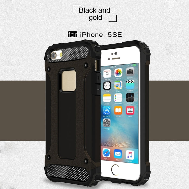 เคส Tough Armor TPU + PC สำหรับ iPhone SE & 5 & 5s, For 5 & iPhone 5S & iPhone SE