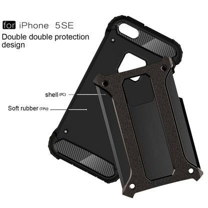 เคส Tough Armor TPU + PC สำหรับ iPhone SE & 5 & 5s, For 5 & iPhone 5S & iPhone SE