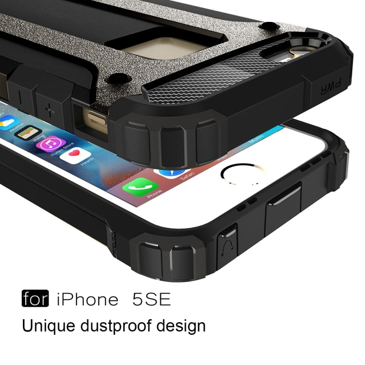 เคส Tough Armor TPU + PC สำหรับ iPhone SE & 5 & 5s, For 5 & iPhone 5S & iPhone SE