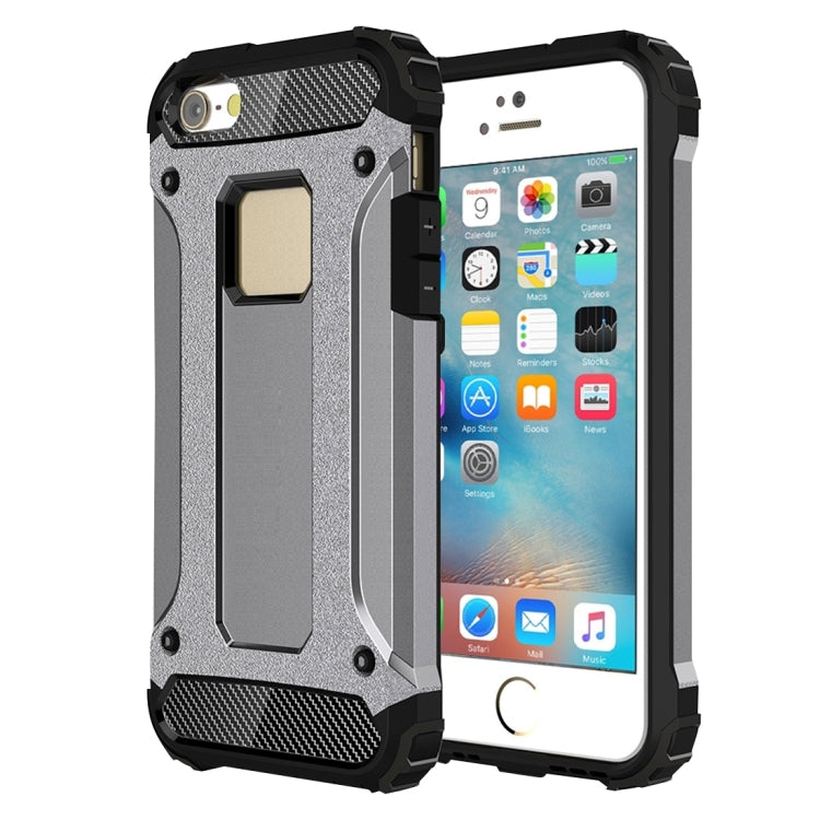 เคส Tough Armor TPU + PC สำหรับ iPhone SE & 5 & 5s, For 5 & iPhone 5S & iPhone SE