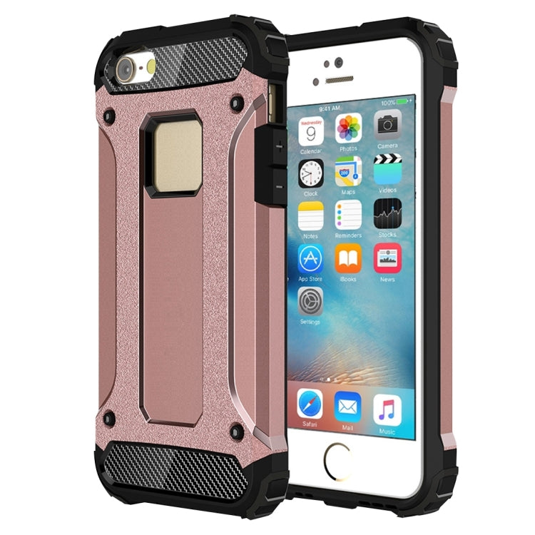 เคส Tough Armor TPU + PC สำหรับ iPhone SE & 5 & 5s, For 5 & iPhone 5S & iPhone SE
