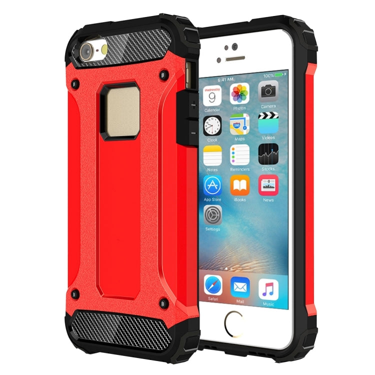เคส Tough Armor TPU + PC สำหรับ iPhone SE & 5 & 5s, For 5 & iPhone 5S & iPhone SE