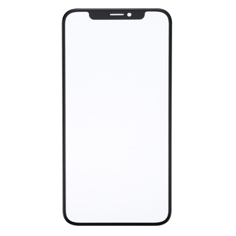 กระจกด้านนอกหน้าจอด้านหน้าพร้อม OCA สำหรับ iPhone X, For iPhone X with OCA